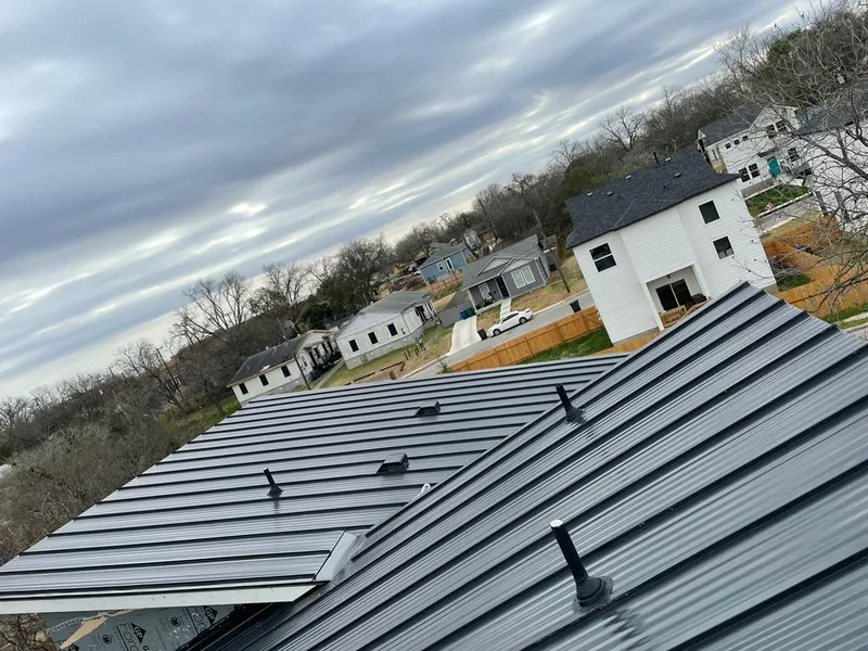 Standing seam metal roof panels with vents for Skylight Repair in Sayreville